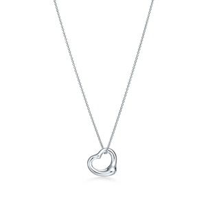 Tiffany Elsa Peretti open heart pendant